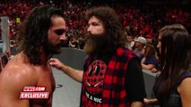 Seth Rollins confronts Stephanie McMahon after Raw goes off the air_ Raw Fallout, Aug. 29, 2016