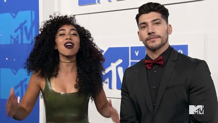 Shannon Boodram & Josh Leyva on VMA Red Carpet | 2016 Video Music Awards