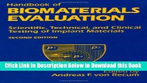 [Best] Handbook Of Biomaterials Evaluation: Scientific, Technical And Clinical Testing Of Implant