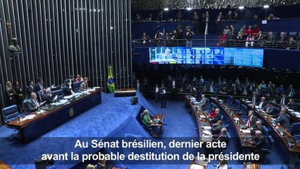 Brésil: dernier acte avant la probable destitution de Rousseff