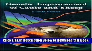 [Best] Genetic Improvement of Cattle and Sheep Online Ebook