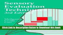 [Reads] Sensory Evaluation Techniques, Third Edition Free Books