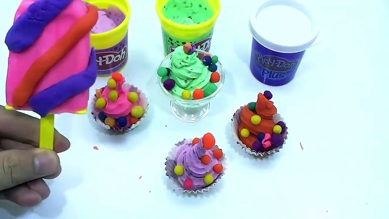 Play doh create play doh ice cream along peppa pig family toys