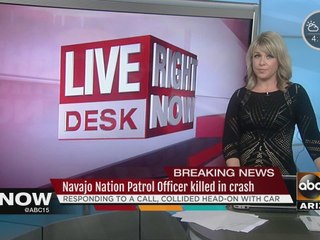 Navajo Nation patrol officer killed in car accident