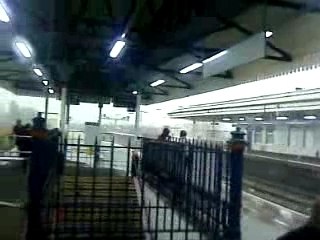 clapham joinction under the rain