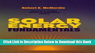 [Best] Solar Energy Fundamentals Online Ebook