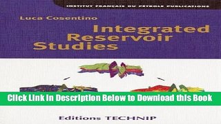 [Best] Integrated Reservoir Studies Online Ebook