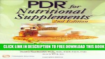 New Book PDR for Nutritional Supplements