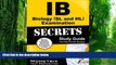 Big Deals  IB Biology (SL and HL) Examination Secrets Study Guide: IB Test Review for the