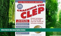 Big Deals  Princeton Review: Cracking the CLEP, 1999 Edition  Free Full Read Most Wanted