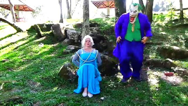 Spiderman vs Joker vs Frozen Elsa - FROZEN ELSA KIDNAPPED - Fun Superhero Movie in Real Life IRL