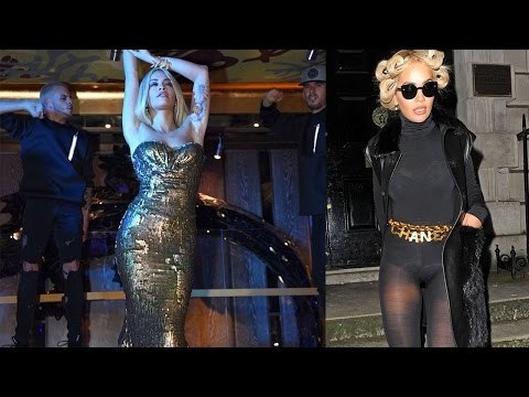 Rita Ora Rocks Her Style From Sheer Tights To Plunging Golden Gown