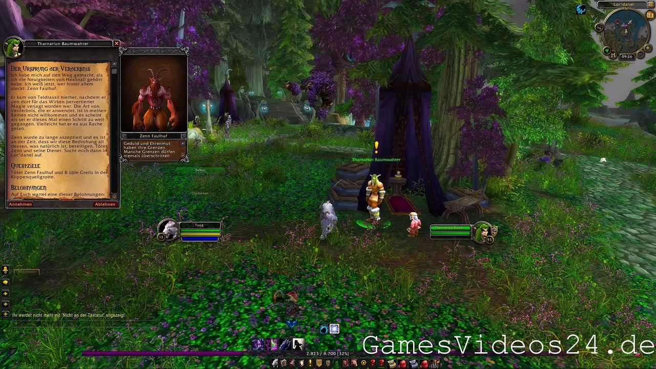 World of Warcraft Quest: Der Ursprung der Verderbnis (Allianz)