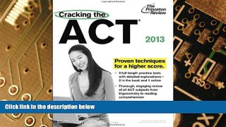 Big Deals  Cracking the ACT, 2013 Edition (College Test Preparation)  Best Seller Books Best Seller