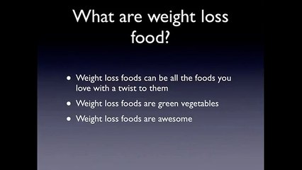 Eat Healthier by Selecting Common Weight Loss Food Items