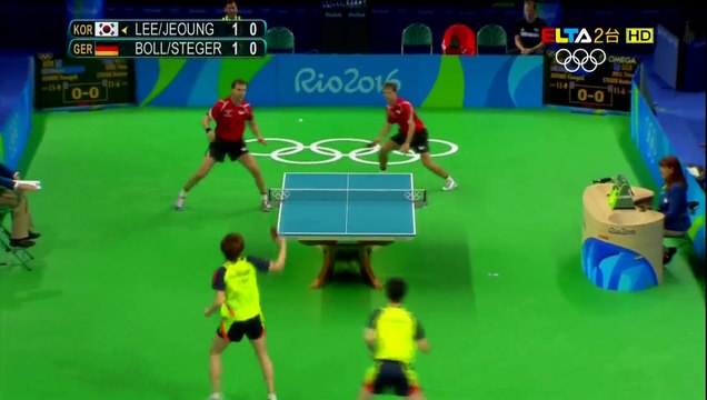 olympic 2016 timo boll bastian steger vs jeoung youngsik lee sangsu