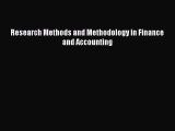 [PDF] Research Methods and Methodology in Finance and Accounting Full Online