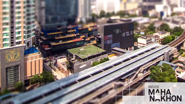 Nouveaux gratte-ciels de Thailande en mode gros pixels