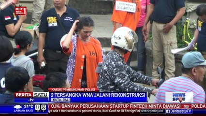 2 WNA Jalani 40 Adegan Reka Ulang Pembunuhan