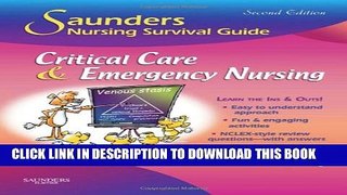 [PDF] Saunders Nursing Survival Guide: Critical Care and Emergency Nursing Full Collection