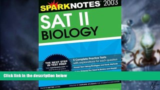Big Deals  SAT II Biology (SparkNotes Test Prep)  Best Seller Books Most Wanted