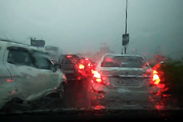 Delhi Rains - National capital brought to a grinding halt