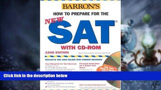 Big Deals  How to Prepare for the NEW SAT with CD-ROM (Barron s SAT (W/CD))  Free Full Read Most