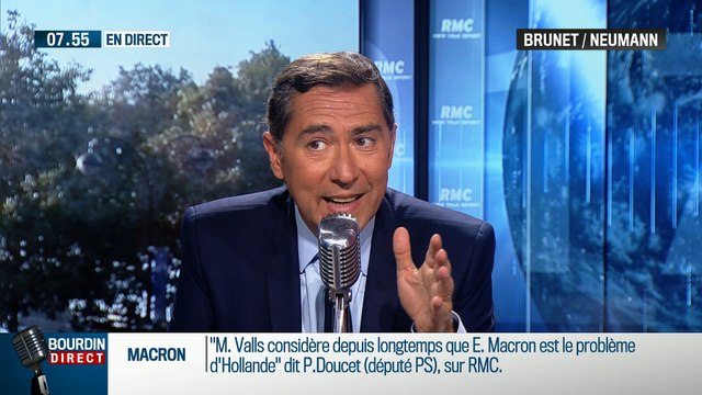 Brunet & Neumann : La démission d'Emmanuel Macron est-elle une bonne chose pour François Hollande ? - 31/08