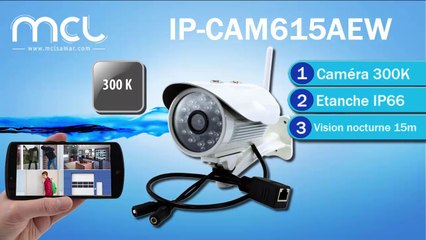 IP-CAM615AEW Caméra IP 300k d'extérieur Wifi
