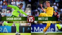 Shoaib Akhtar vs Brett Lee - Who's The Greatest