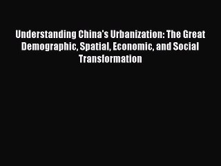 [PDF] Understanding China's Urbanization: The Great Demographic Spatial Economic and Social