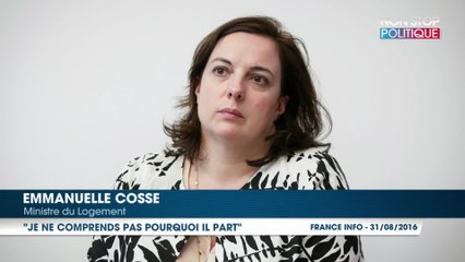 Démission d'Emmanuel Macron : Emmanuelle Cosse est "déçue"