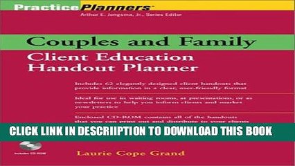 [New] Couples and Family Client Education Handout Planner Exclusive Full Ebook