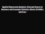 [PDF] Applied Regression Analysis: A Second Course in Business and Economic Statistics (Book