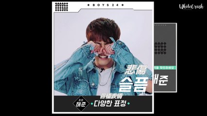 【White Crush 中字】BOYS24 Boy Card Ep 11 少年海儁 Lee HaeJoon