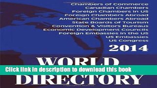 Read 2014 World Chamber of Commerce Directory  Ebook Free