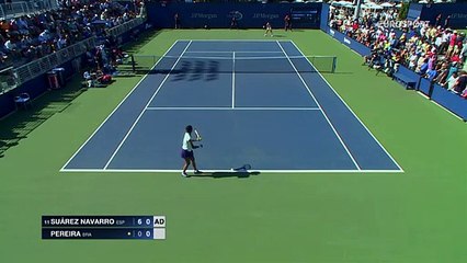 ABD Açık: Carla Suárez Navarro - Teliana Pereira (Özet)