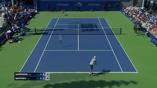 ABD Açık: Christian Harrison - Paul-Henri Mathieu (Özet)