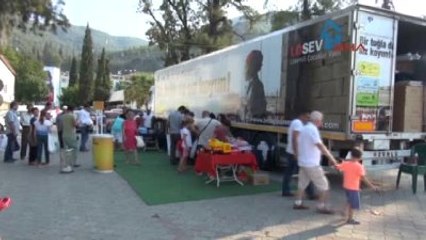 Fethiye Lösev İyilikler Tır'ı Yardımları Ulaştırdı