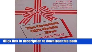 Read The Greatest Gift Guide Ever  Ebook Free