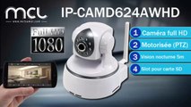 IP-CAMD624AWHD Caméra IP Full HD motorisée WiFi   audio