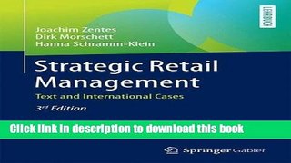 Read Strategic Retail Management: Text and International Cases  Ebook Free