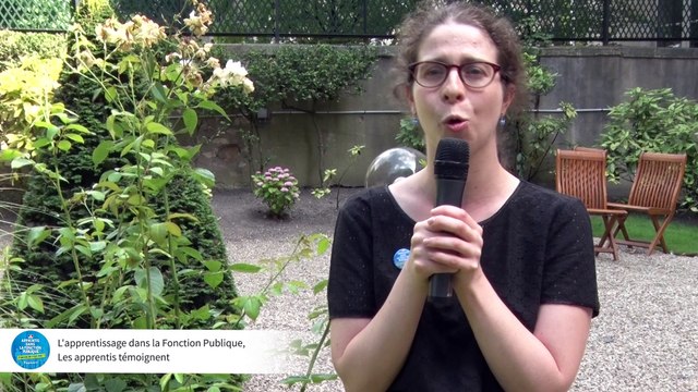 Les apprentis témoignent sur l'apprentissage dans la Fonction Publique