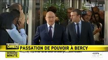 La passation de pouvoir entre Emmanuel Macron et Michel Sapin a eu lieu ce matin à Bercy