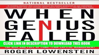 [PDF] When Genius Failed: The Rise and Fall of Long-Term Capital Management Full Colection