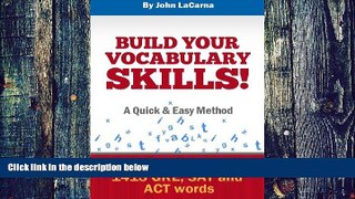 Big Deals  Build Your Vocabulary Skills! A Quick and Easy Method  Best Seller Books Most Wanted
