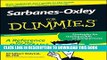 [PDF] Sarbanes-Oxley For Dummies Full Online