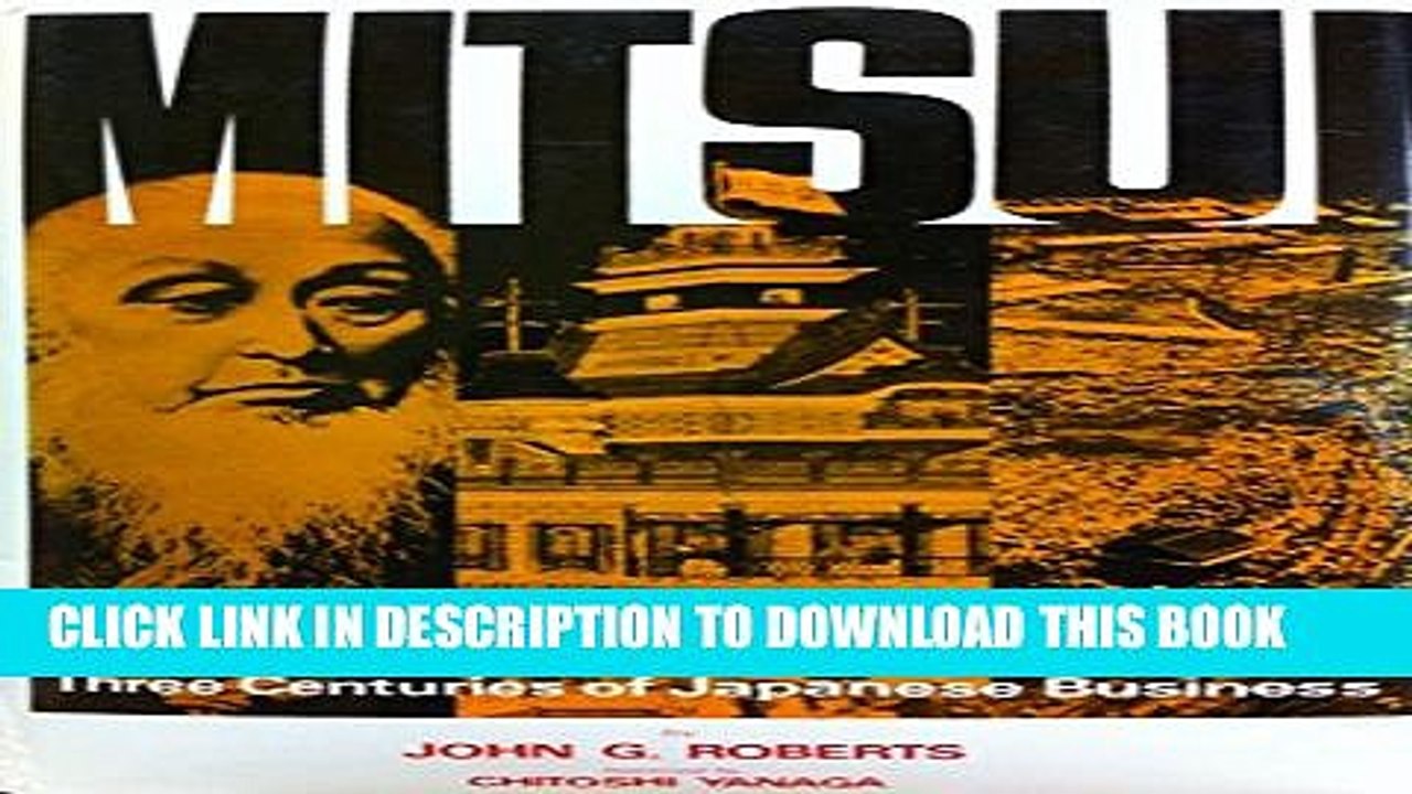 [PDF] Mitsui: Three Centuries of Japanese Business Full Colection
