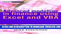 [PDF] Advanced Modelling in Finance using Excel and VBA Popular Collection