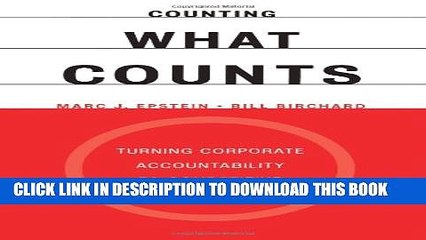 下载视频: [PDF] Counting What Counts: Turning Corporate Accountability to Competitive Advantage Full Colection